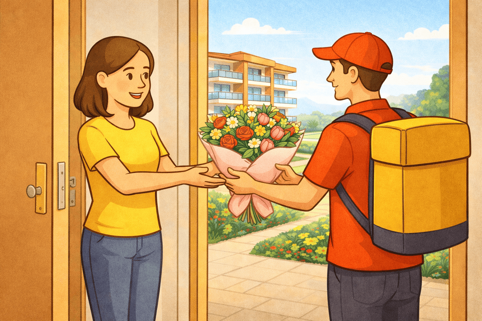 Продвижение доставки цветов