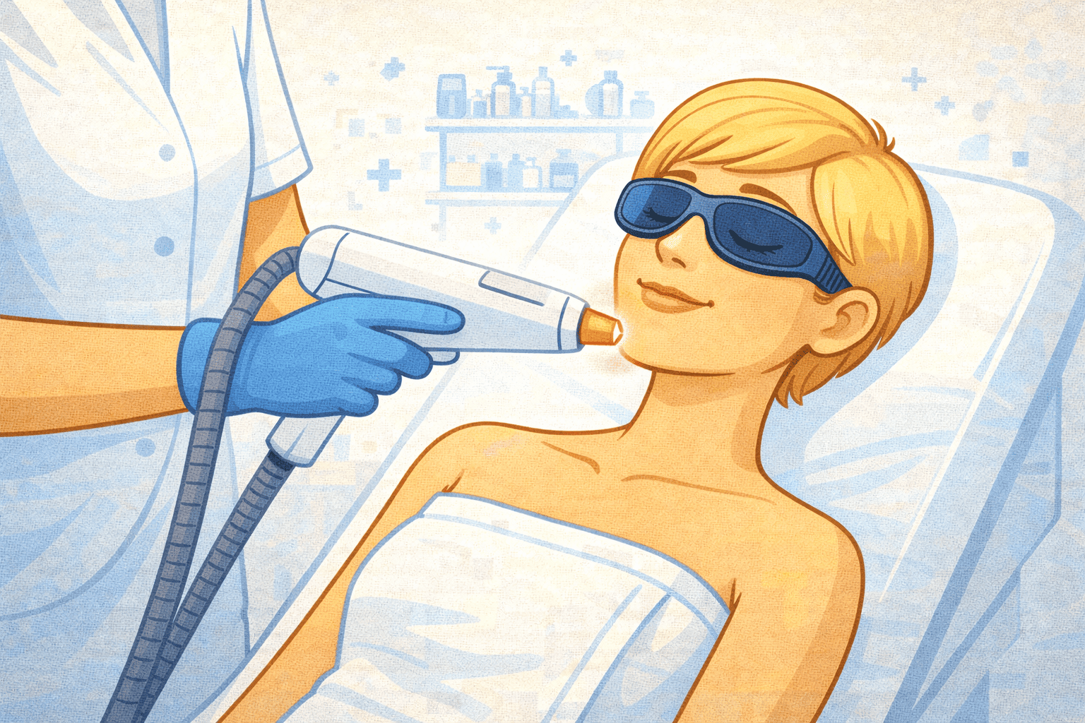 Кейс для клиники лазерной косметологии